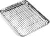 Picture of Baking Sheet with Rack Set, Umite Chef Stainless Steel 16 x 12 x 1 Inch Cookie Sheet Baking Pans with Cooling Rack, Cookie Pan with Rack Non Toxic & Healthy, Easy Clean & Heavy Duty, Dishwasher Safe