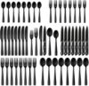 Picture of HIWARE 48-Piece Silverware Set with Steak Knives for 8, Stainless Steel Flatware Cutlery Set For Home Kitchen Restaurant Hotel, Kitchen Utensils Set, Mirror Polished, Dishwasher Safe