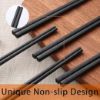 Picture of HIWARE 10 Pairs Fiberglass Chopsticks - Reusable Chopsticks Dishwasher Safe, 9 1/2 Inches - Black