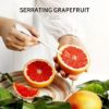 Picture of Hiware 4-piece Grapefruit Spoons and Grapefruit Knife, 18/8 Stainless Steel