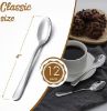 Picture of Hiware 12-Piece Demitasse Espresso Spoons, 4 Inches Stainless Steel Mini Coffee Spoons