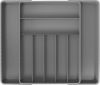 Picture of Simple Houseware Expandable Kitchen Drawer Flatware Organizer, Grey